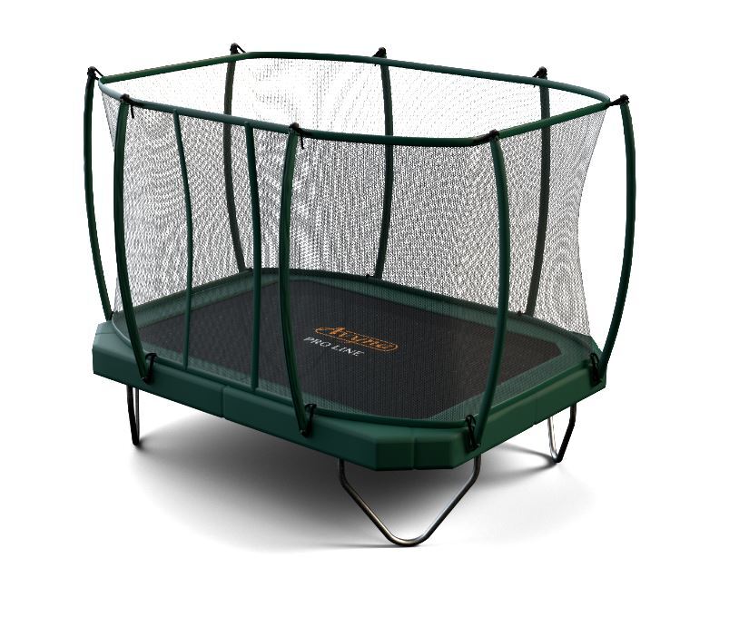 Avyna Pro-Line rechthoekige trampoline met veiligheidsnet - luxe