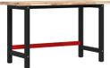 vidaXL Werkbank rechthoekig massief acaciahout 140x60x83 cm