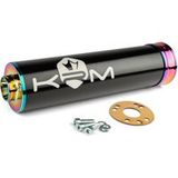 KRM Silencieux d'échappement 90 - 110 Noir / Néochrome