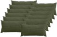 vidaXL Kussensloop 12 stuks HEERLEN Groen 40 x 80 cm corduroy