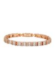 Gaya Leo E-Commerce Ltd. Gaya Bracelet Rose Gold White 14 Karaat Koper 17 cm