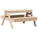 VidaXL Picknicktafel pour enfants 88x97x52 cm bois de pin massif