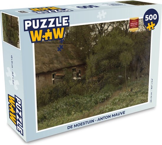 MuchoWow Puzzel De moestuin - Anton Mauve - Legpuzzel - Puzzel 500 stukjes