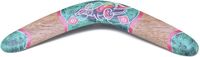 australian treasures Boemerang Kangaroo – Houten Boemerang 40 cm met Kangaroe Motief