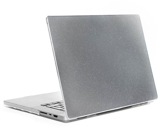 Selencia Transparante Glitter Laptop Cover - Geschikt voor MacBook Neo 13 inch (2026) A18 chip - A3404 - Transparant