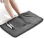 Unyqoos Chauffe-pieds électrique, coussin chauffant, très grandes dimensions 50 x 80 cm, sac de pieds avec 5 niveaux de température et protection contre la surchauffe avec arrêt automatique, lavable en machine, Vert.