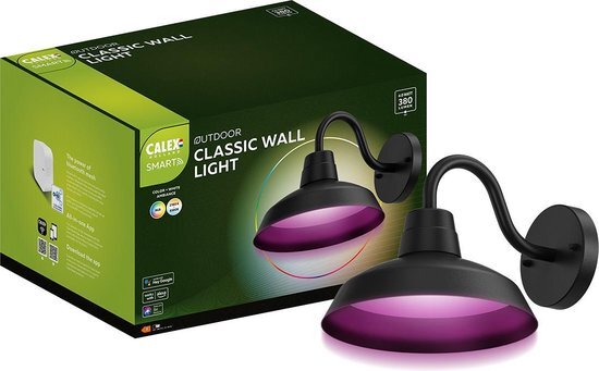 Calex Smart Outdoor Wandlamp | RGB + 2700-6500K | 4W