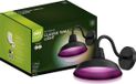 Calex Lampe murale LED d'extérieur intelligente - RGB & blanc chaud - noir