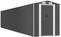 vidaXL Tuinschuur 192x1021x223cm Gegalvaniseerd Staal Antracietkleurig