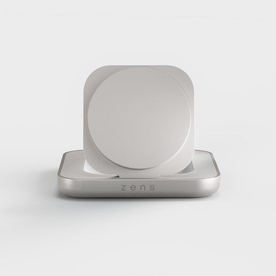 ZENS MagSafe en Qi2 Draadloze Oplader 15W met Standaard Wit