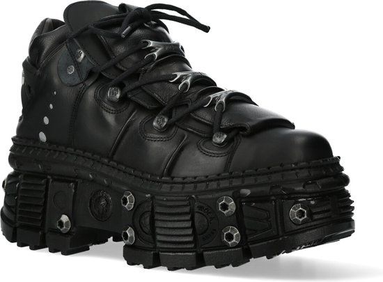 New Rock M-WALL106-S25 Unisex Laars - Zwart - EU45