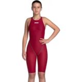 Arena Meisjesbadpak Powerskin ST Next Ob Dieprood Polyester