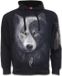 Spiral Wolf Chi Heren Trui met capuchon - zwart - S