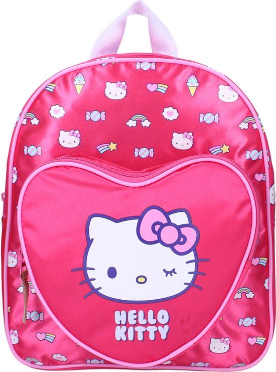 Hello Kitty Rugzak Follow The Rainbow - Roze