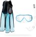 Cressi Rondinella Bag - Set met zwemvliezen, masker en snorkel