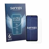 Savvies Schermbeschermer voor Lagenio A12 | 6 Stuks Transparant Screen Protector Made in Germany Ultra Clear Krasbestendig