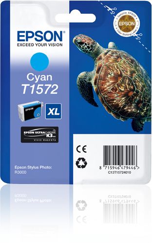 Epson T1572 - Cyan Ink Cartridge - Original