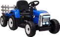 HOMCOM Voiture de chantier électrique - Bleu