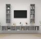 Maison Exclusive - Meuble mural pour téléviseurs, 4 pièces, panneau de particules couleur béton