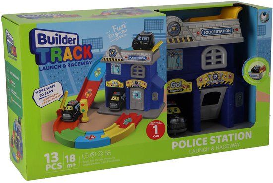 KiddyGo Politiebureau Speelgoedset met Auto
