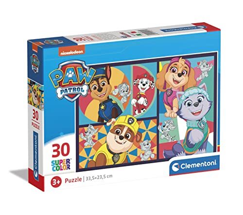 Clementoni - Puzzel 30 Stukjes Paw Patrol, Kinderpuzzels, 3-5 jaar, 20275