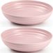 Plasticforte - Bol - 4x - Plastique - D22 x 5.5 cm - Vieux rose