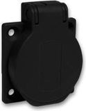 Schneider Electric PKS51N Stopcontact (inbouw) IP54, IK08 Zwart