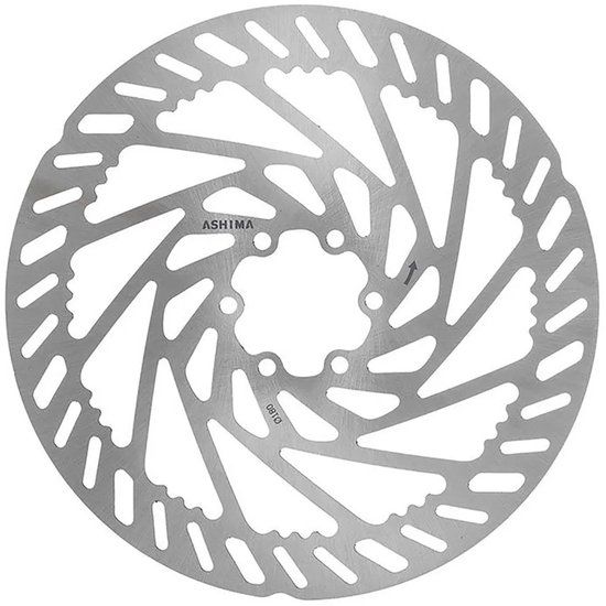 Ashima Aro 27 6b 2 Mm E-bike Remschijf Zilver 203 mm