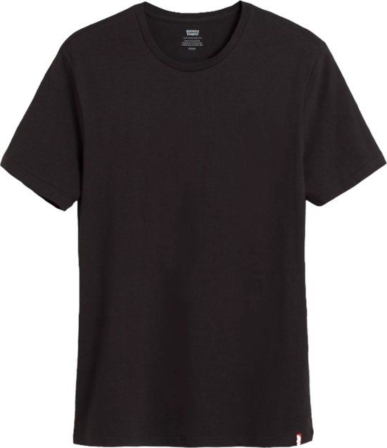 Levi's Slim Crewneck Tee 2 Pack - Men - Black - XXL