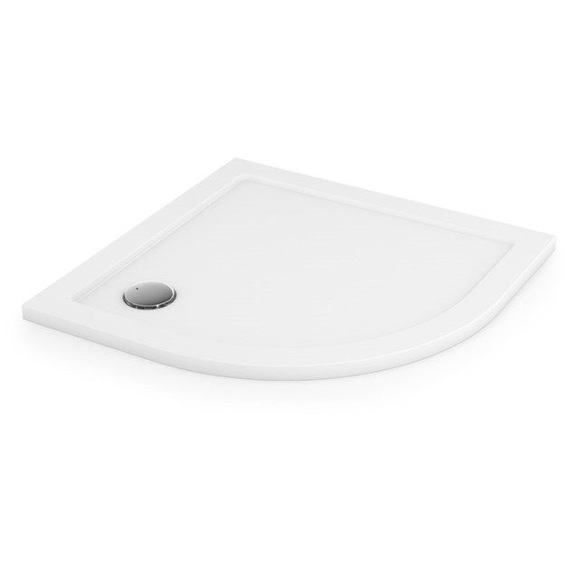 Maxaro Douchebak 90x90cm Kwartrond SMC Hoogglans Wit