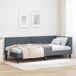 Maison Exclusive - Cadre de lit d'angle gris foncé 80 x 200 cm velours