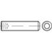 TOOLCRAFT 117675 Stifttap M8 80 mm Staal 100 stuk(s)