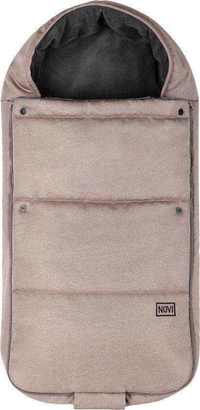 Novi Baby Uni Cozy Voetenzak - Solid Hazel