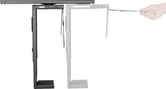 LogiLink EO0004 PC-houder Onder tafel Zwart