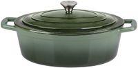 alpina Braadpan 33cm gietijzer groen