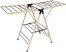 5five Wasrek/droogrek - zwart - bamboe - 95 x 137 cm - staand/inklapbaar