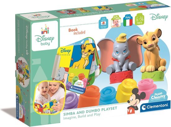 Clementoni - Clemmy Disney Classics Playset, Blokken Voor Kinderen, 6-36 maanden, 17817