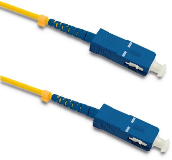 Qoltec Serie G652D Enkelvoudige patchkabel SC/UPC naar SC/UPC Singlemode 3m