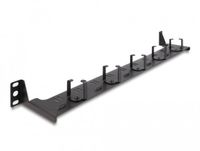 Delock 19″ Fiber Optic Routing Panel 1U Black