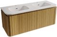 Saniclass Terra Badkamermeubelset - 120cm - 2 lades - sandwood (licht eiken)