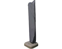 MaxxGarden Parasolhoes - Zweefparasol afdekhoes - 250x55x48 cm - Zwart - Polyester