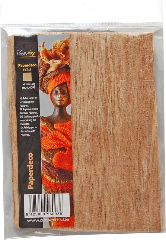 Powertex Relief papier naturel - 40 gr