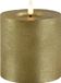 Countryfield Lyon LED stompkaars - goud - D10 x H10 cm - timer