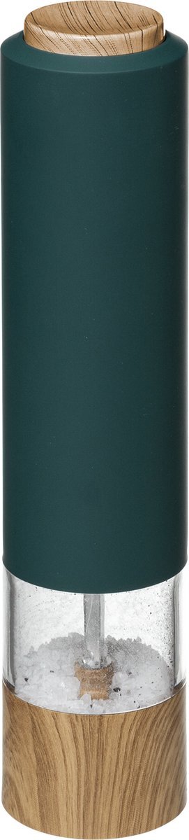 5five Elektrische pepermolen kunststof paars 22 cm - Pepermaler - Kruiden en specerijen vermalers