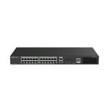 Ruijie Networks RG-ES228GS-P Switch Ethernet Gigabit Géré PoE Noir