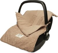 Jollein Voetenzak voor Autostoel & Kinderwagen (Boucle - Biscuit) - 42x82cm