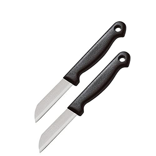 Westmark Techno - Set van 2 schilmesjes - Zilver/Zwart