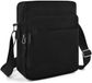 Unyqoos® Sac bandoulière homme – sac bandoulière léger et spacieux avec plusieurs compartiments, bandoulière réglable (80–155 cm), en nylon et toile imperméable