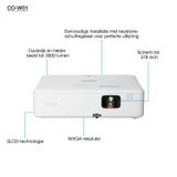 Epson CO-W01 - 3LCD Projector - 3000 ANSI Lumens - WXGA (1280x800) - Black/White