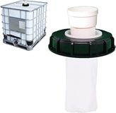 Merkloos IBC Deksel met filter - Regenwaterfilter - 165 mm